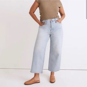 Madewell: The tall perfect vintage wide-leg crop jeans (Edmund wash)